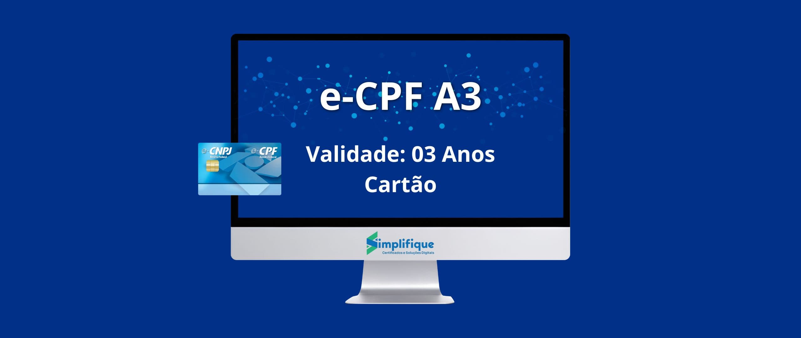 e-CPF A3 Cartão 3 anos